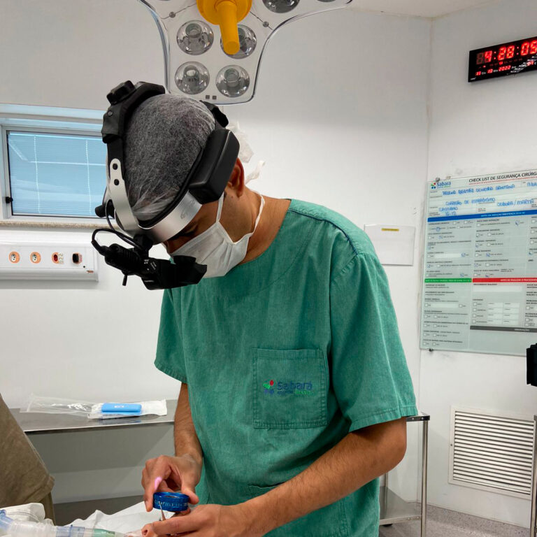 Cirurgia oftalmologica sob narcose