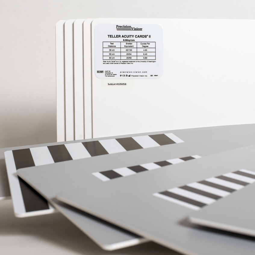 Teste de acuidade visual com cart es de teller drolhinhos br
